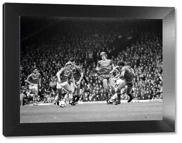Liverpool v. Everton. October 1984 MF18-04-001 The final score was a one nil