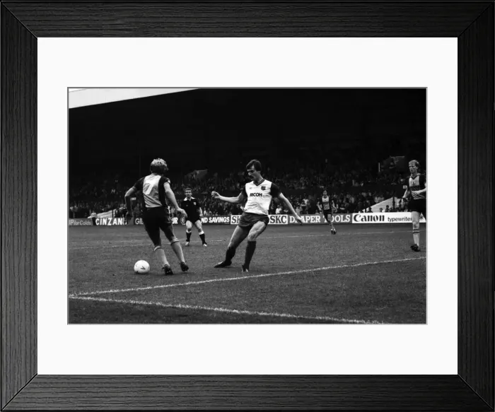 Framed Print : Stoke. v. Southampton. October 1984 MF18-03-067 The final score was a three one