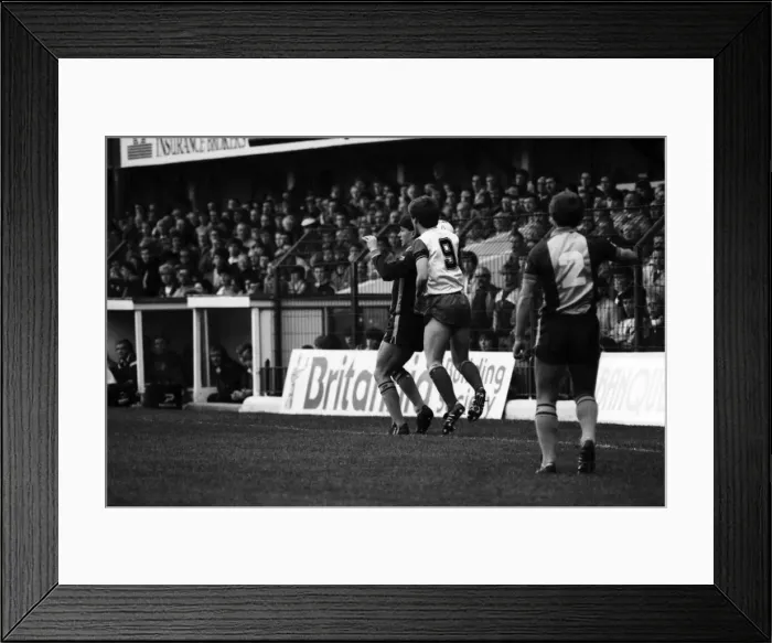 Framed Print : Stoke. v. Southampton. October 1984 MF18-03-056 The final score was a three one Framed Print : Stoke. v. Southampton. October 1984 MF18-03-056 The final score was a three one