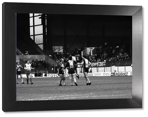 Stoke. v. Southampton. October 1984 MF18-03-002 The final score was a three one