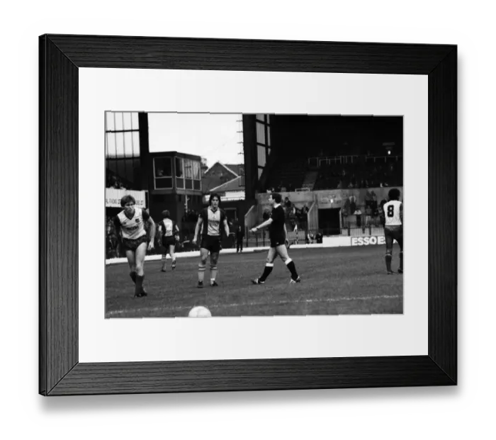 Framed Print : Stoke. v. Southampton. October 1984 MF18-03-007 The final score was a three one Framed Print : Stoke. v. Southampton. October 1984 MF18-03-007 The final score was a three one