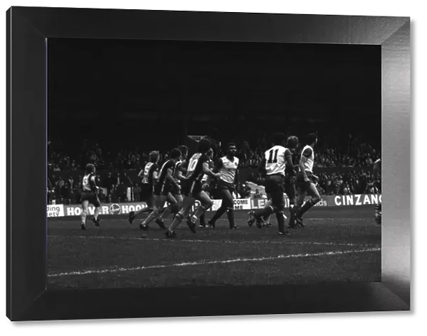 Stoke. v. Southampton. October 1984 MF18-03-033 The final score was a three one