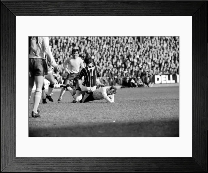 Framed Print : Sport: Football: Crystal Palace v. Arsenal. Court of Arsenal goes down after being Framed Print : Sport: Football: Crystal Palace v. Arsenal. Court of Arsenal goes down after being