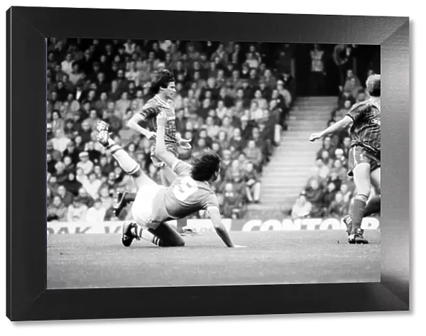 Liverpool v. Everton. October 1984 MF18-04-035 The final score was a one nil