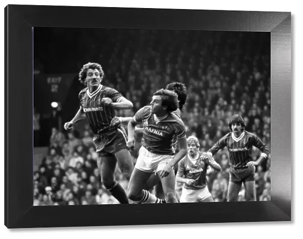 Liverpool v. Everton. October 1984 MF18-04-015 The final score was a one nil