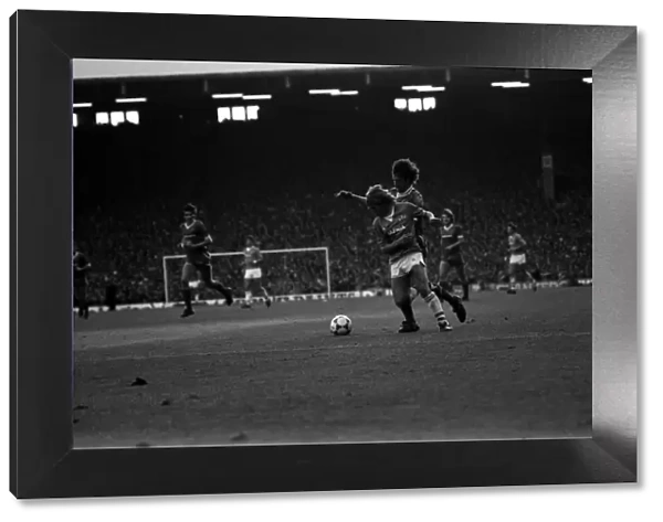 Liverpool v. Everton. October 1984 MF18-04-043 The final score was a one nil