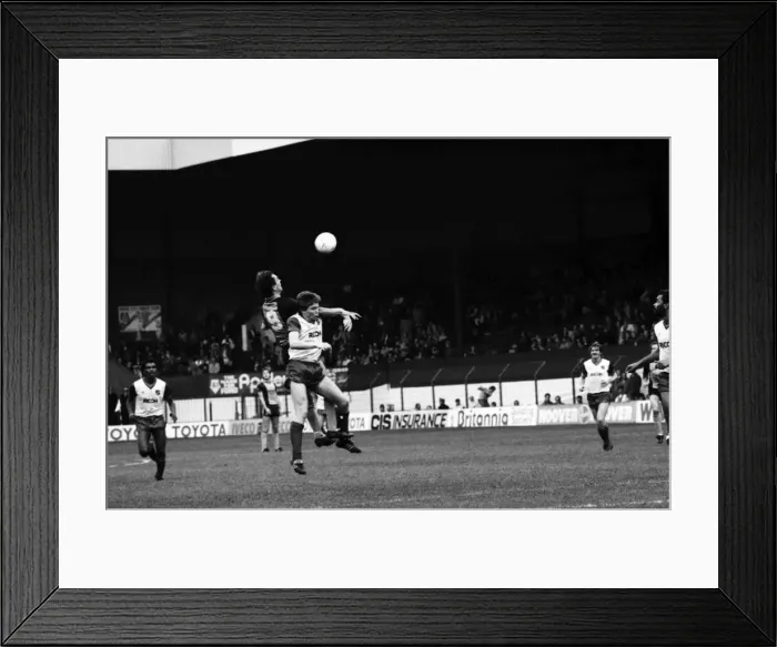 Framed Print : Stoke. v. Southampton. October 1984 MF18-03-010 The final score was a three one Framed Print : Stoke. v. Southampton. October 1984 MF18-03-010 The final score was a three one