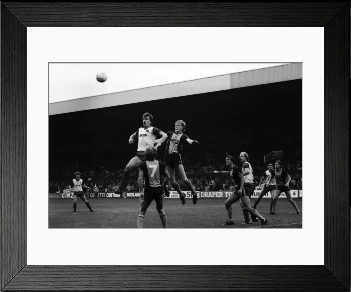 Framed Print : Stoke. v. Southampton. October 1984 MF18-03-069 The final score was a three one Framed Print : Stoke. v. Southampton. October 1984 MF18-03-069 The final score was a three one