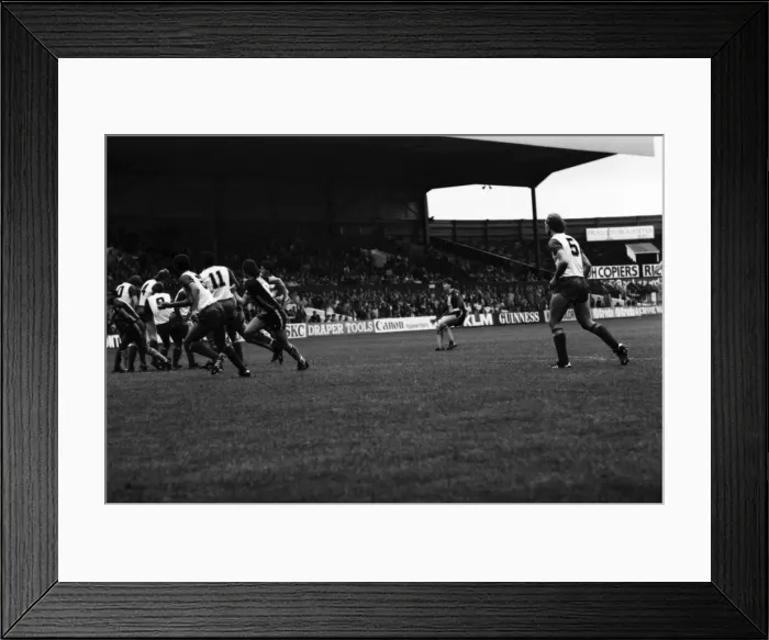 Framed Print : Stoke. v. Southampton. October 1984 MF18-03-043 The final score was a three one Framed Print : Stoke. v. Southampton. October 1984 MF18-03-043 The final score was a three one