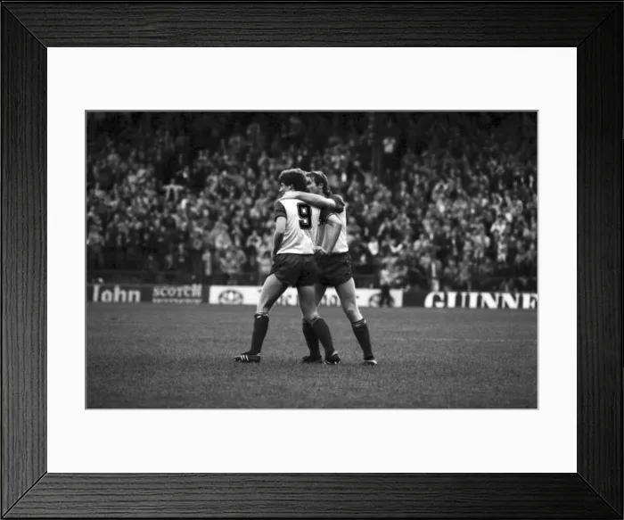 Framed Print : Stoke. v. Southampton. October 1984 MF18-03-046 The final score was a three one Framed Print : Stoke. v. Southampton. October 1984 MF18-03-046 The final score was a three one