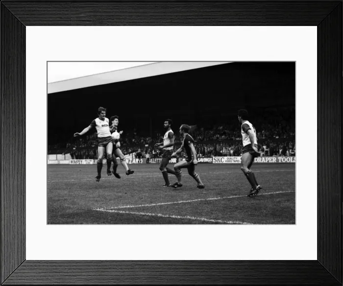 Framed Print : Stoke. v. Southampton. October 1984 MF18-03-076 The final score was a three one Framed Print : Stoke. v. Southampton. October 1984 MF18-03-076 The final score was a three one