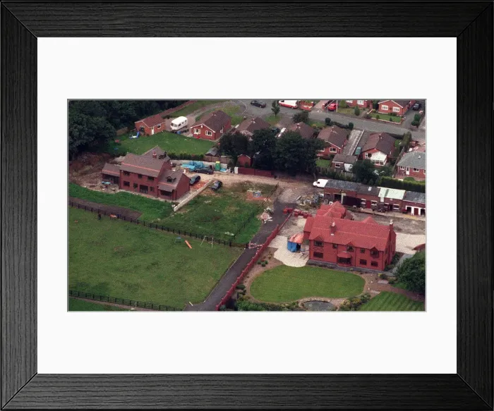 Framed Print : New Plot of Land of Michael Owen House 1998 Framed Print : New Plot of Land of Michael Owen House 1998