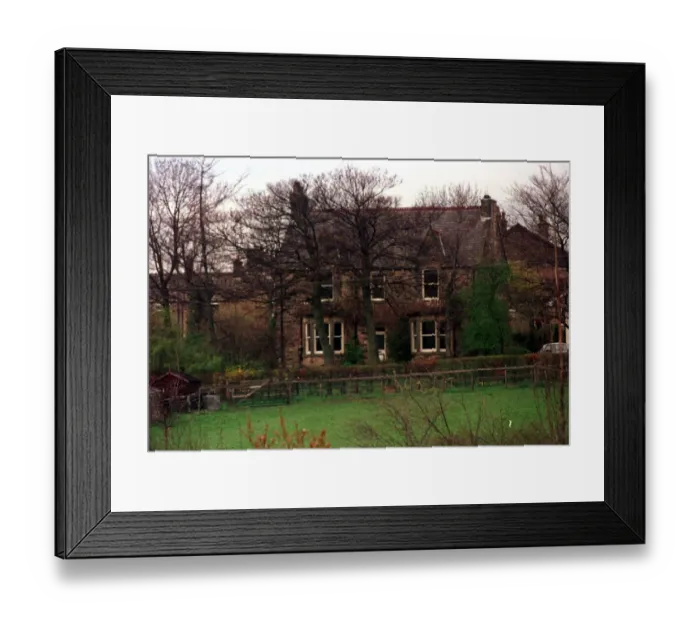 Framed Print : The new house of Eric Cantona, Manchester United football star