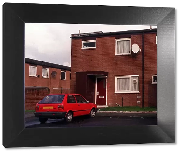 Home of Wes Brown Manchester United FC November 1998 The photograph shows