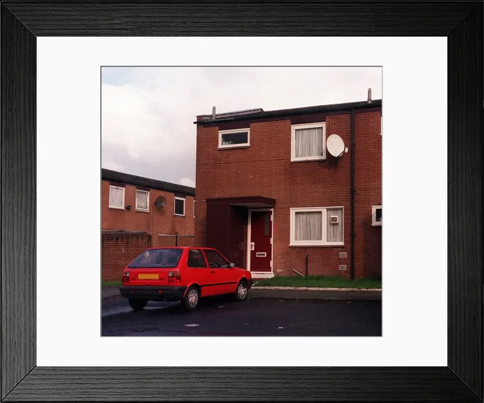 Framed Print : Home of Wes Brown Manchester United FC November 1998 The photograph shows