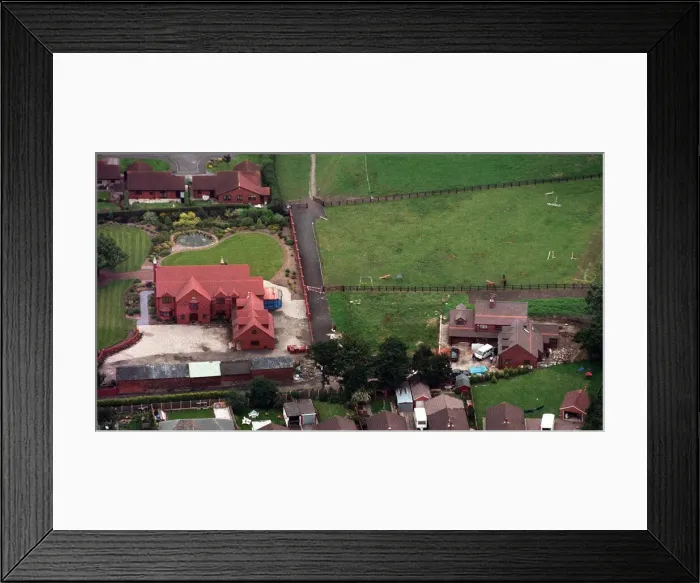 Framed Print : New Plot of Land of Michael Owen House 1998