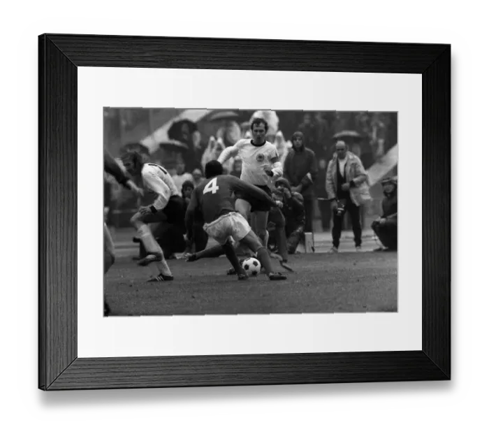 Framed Print : West Germany v England Football May 1972 Franz Beckenbauer England Football Player Framed Print : West Germany v England Football May 1972 Franz Beckenbauer England Football Player