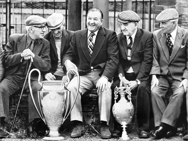 Bob Paisley former manager of Liverpool FC 1977 with the European Cup