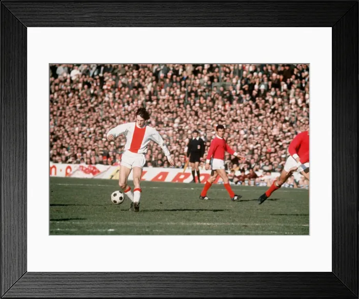 Framed Print : Johan Cruyff Ajax 1972 Framed Print : Johan Cruyff Ajax 1972
