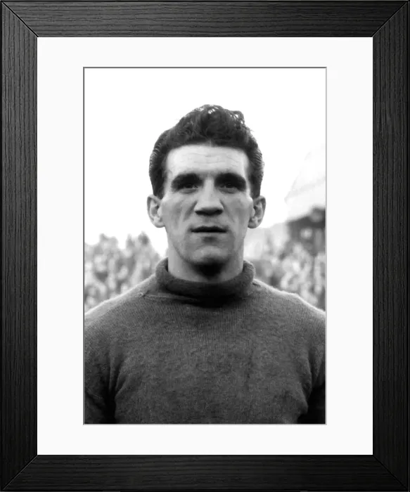 Framed Print : dave Underwood Football Player of Liverpool - DH Abell 22  /  12  /  1  /  953