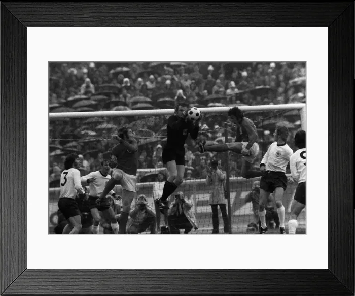 Framed Print : West Germany v England Football May 1972 European1972