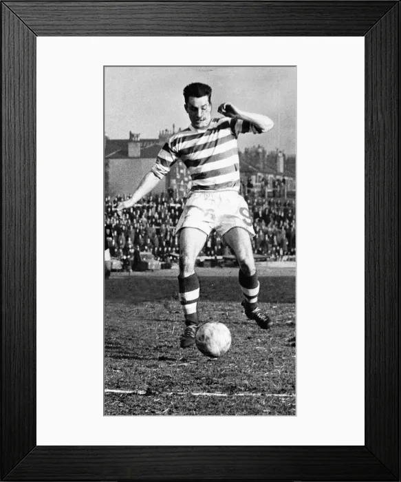 Framed Print : Steve Chalmers Celtic football hero who scored the winner in the 1967 European Cup Final