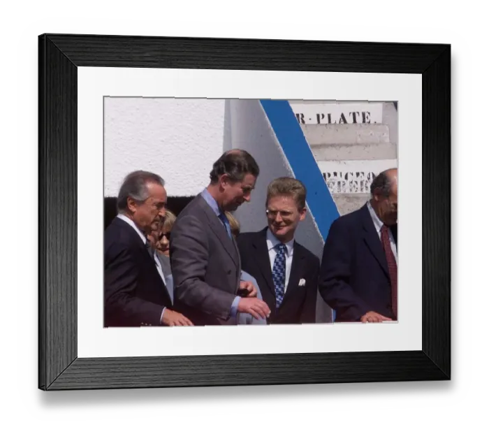 Framed Print : Nick Archer assistant private secretary - March 1999 to Prince Charles at a Framed Print : Nick Archer assistant private secretary - March 1999 to Prince Charles at a