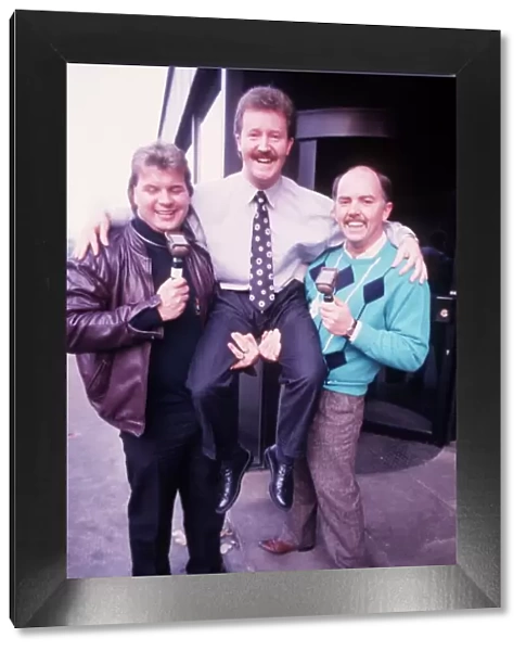 Derek Johnstone & Chick Young with Jonathan Watson 1988