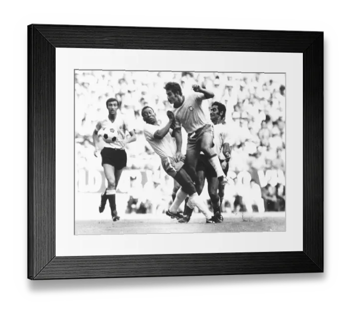 Framed Print : Football World Cup Semi Final 1970 Brazil 3 Uraguay 1 Roberto Rivelino Framed Print : Football World Cup Semi Final 1970 Brazil 3 Uraguay 1 Roberto Rivelino