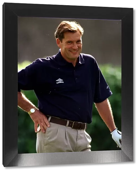 Glenn Hoddle England coach plays golf in France June 1998 The England football