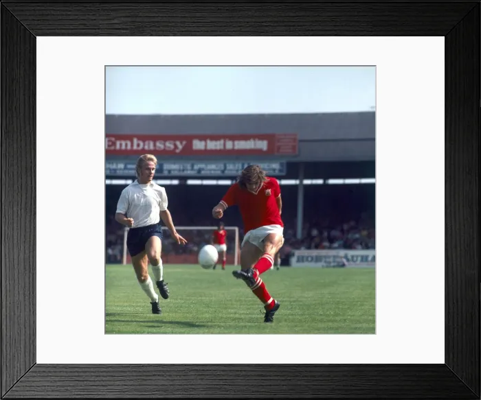Framed Print : Bristol City FC v Bolton Wanderers FC football match August 1973