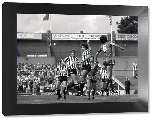 Newcastle v Liverpool Division 1 League game August 1986 Paul Gascoigne
