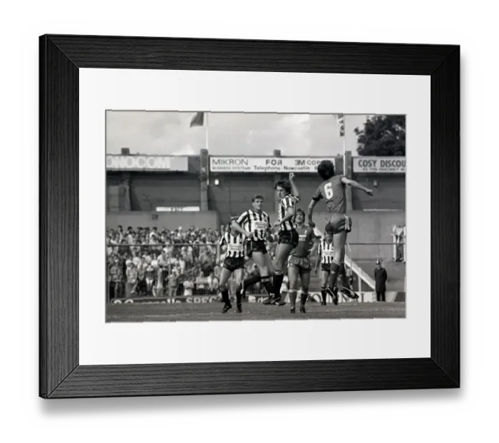 Framed Print : Newcastle v Liverpool Division 1 League game August 1986 Paul Gascoigne
