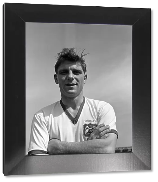 Duncan Edwards of Manchester United just before the Munich plane disaster in 1958