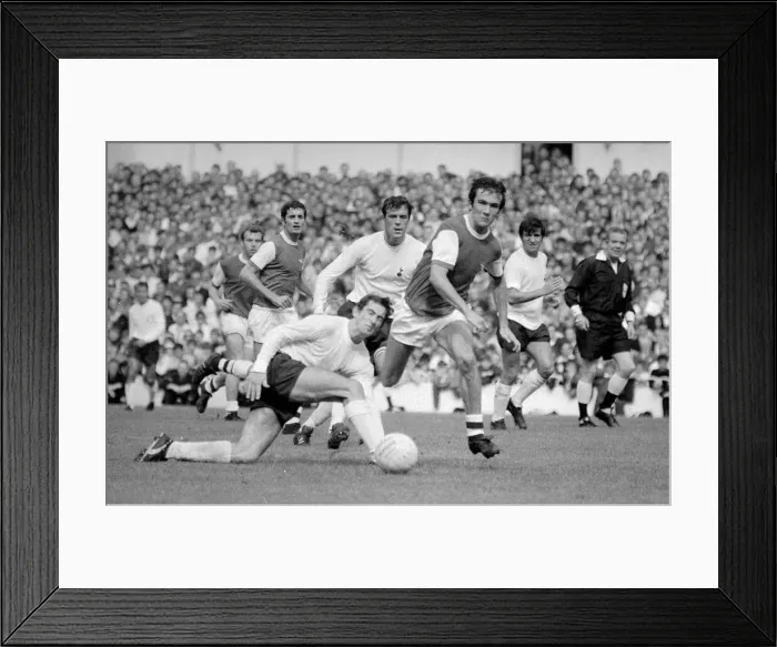 Framed Print : English league division one match August 1968 Tottenham Hotspur 1 v Arsenal 2 Framed Print : English league division one match August 1968 Tottenham Hotspur 1 v Arsenal 2