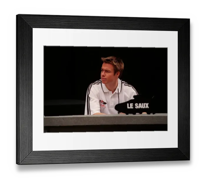 Framed Print : Graeme Le Saux Football May 98 Chelsea  /  England footballer launching