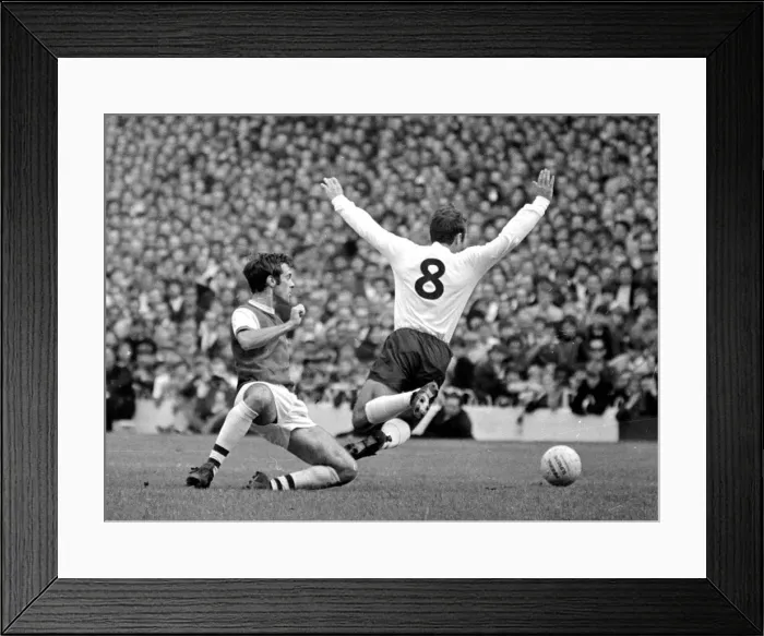 Framed Print : English league division One match August 1968 Tottenham Hotspur 1 v Arsenal 2 Framed Print : English league division One match August 1968 Tottenham Hotspur 1 v Arsenal 2
