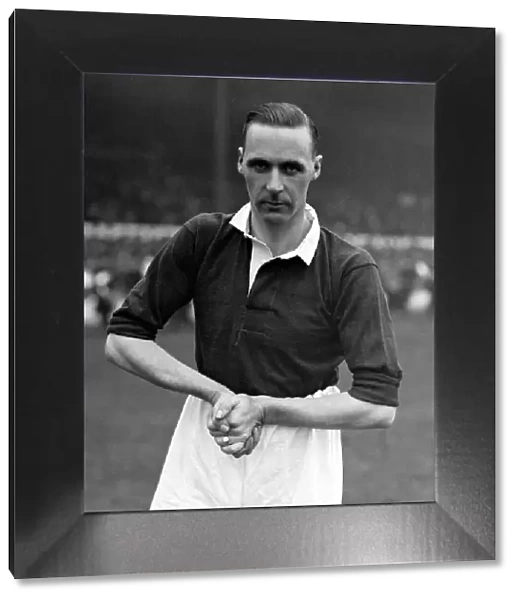 David Jack standing on the pitch Arsenal Footballer 1930