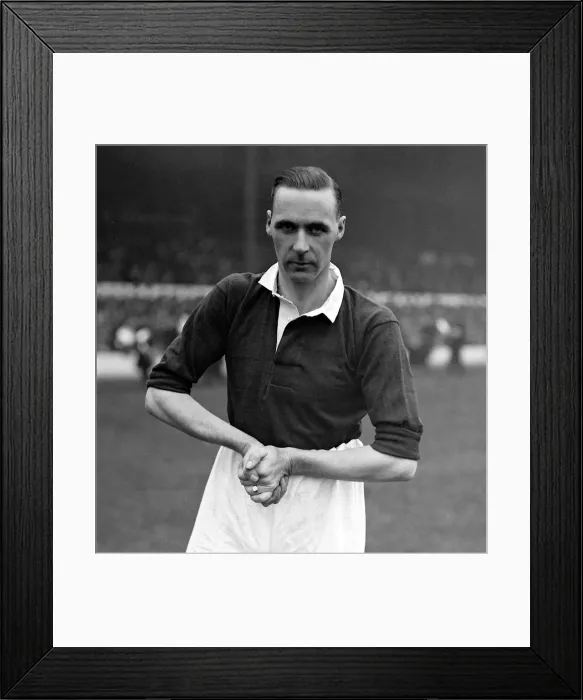 Framed Print : David Jack standing on the pitch Arsenal Footballer 1930 Framed Print : David Jack standing on the pitch Arsenal Footballer 1930