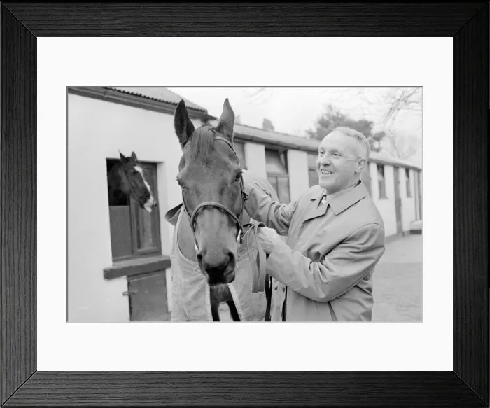 Framed Print : Two Liverpool legends together. Bill Shankly the Liverpool FC manager is seen here with Framed Print : Two Liverpool legends together. Bill Shankly the Liverpool FC manager is seen here with
