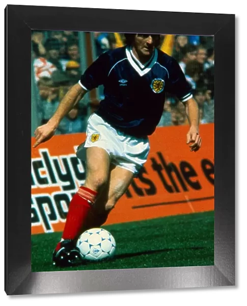 Gordon Strachan in action for Scotland Circa 1986