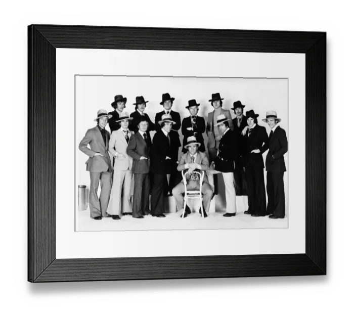 Framed Print : Crystal Palace dressed as gangsters Framed Print : Crystal Palace dressed as gangsters