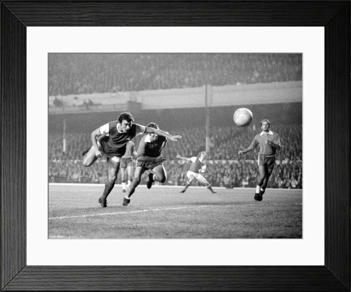 Framed Print : UEFA Fairs Cup Second Leg match at Highbury Arsenal v Lazio September 1970 Framed Print : UEFA Fairs Cup Second Leg match at Highbury Arsenal v Lazio September 1970