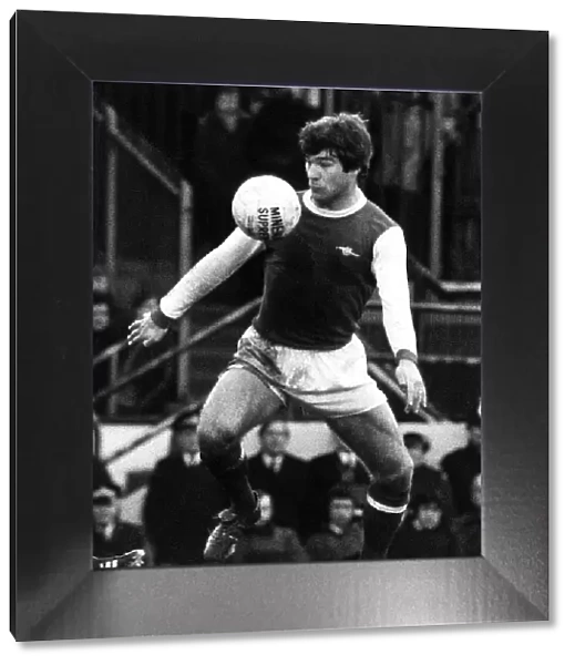 Malcolm McDonald Football Player of Arsenal - in action against Wolves