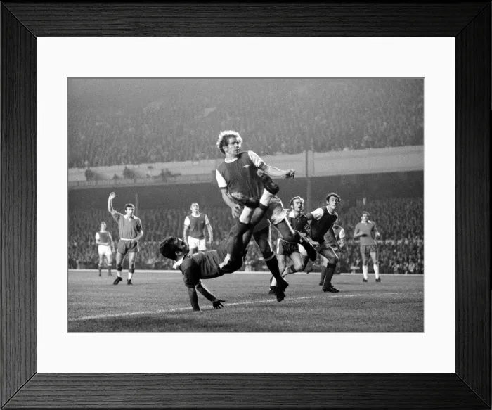 Framed Print : UEFA Fairs Cup Second Leg match at Highbury Arsenal v Lazio September 1970 Framed Print : UEFA Fairs Cup Second Leg match at Highbury Arsenal v Lazio September 1970