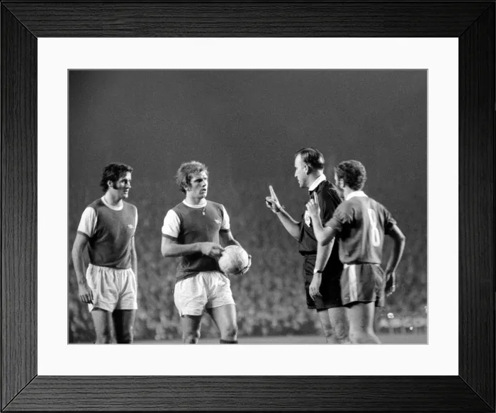 Framed Print : UEFA Fairs Cup Second Leg match at Highbury Arsenal v Lazio September 1970 Framed Print : UEFA Fairs Cup Second Leg match at Highbury Arsenal v Lazio September 1970