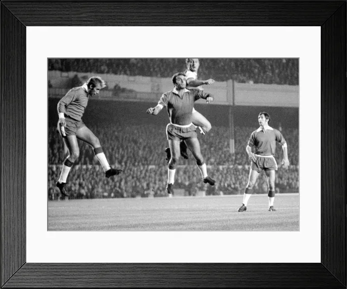 Framed Print : UEFA Fairs Cup Second Leg match at Highbury Arsenal v Lazio September 1970