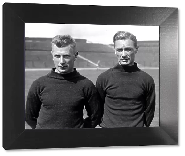 Arsenal footballers - April 1927 Andy Kennedy and Jack Butler