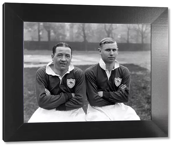 Alex James & Cliff Bastin Arsenal Footballers 1930