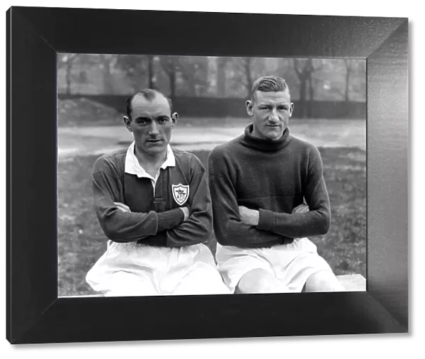 Charlie Preedy and Charlie Jones Arsenal Footballers 1930